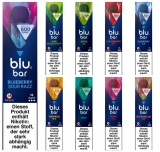 E-Shisha Einweg Blu Bar 600 18mg Nikotin - verschiedene Sorten